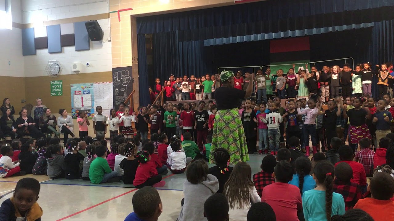 Kindergarteners Sing Never Wave My Flag