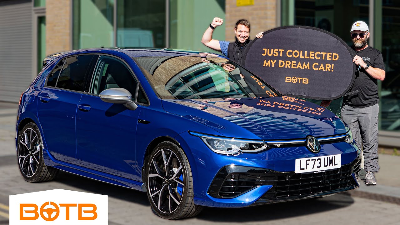 VOLKWAGEN GOLF R WINNER COLLECTS HIS £44,000 BLUE BEAUTY | BOTB Collections