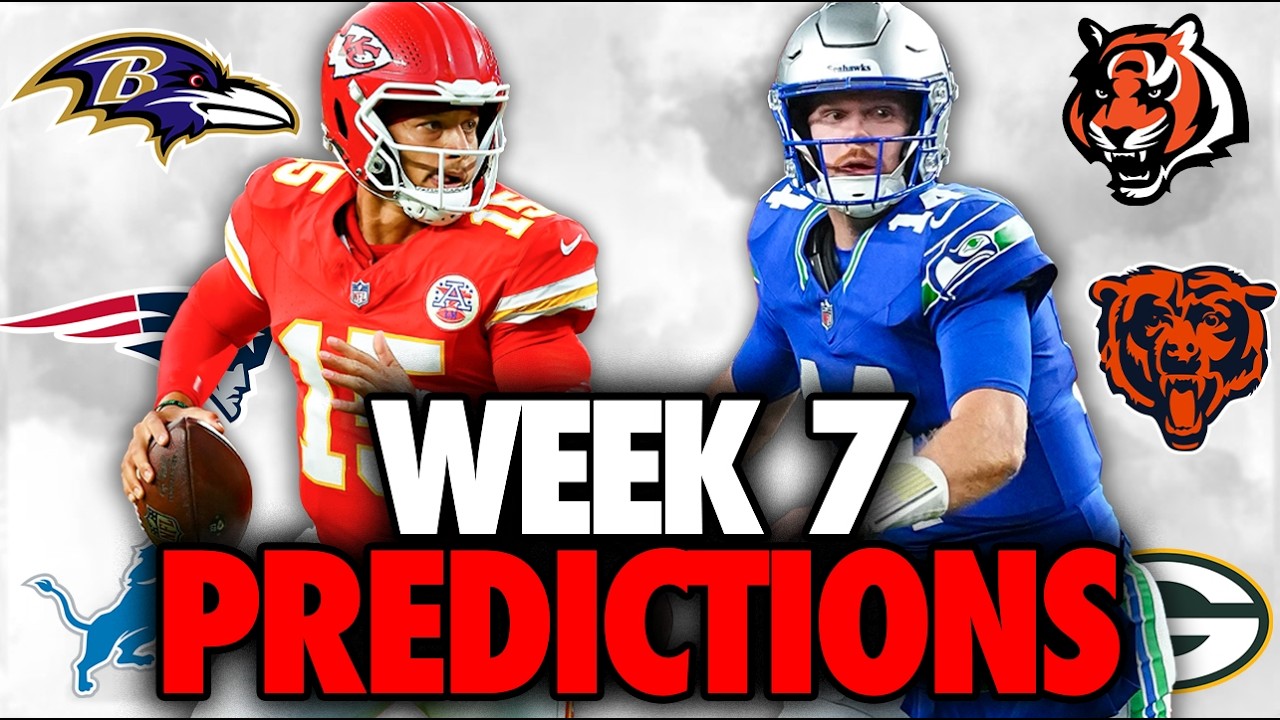 NFL Week 7 Predictions for EVERY GAME!! | NFL Analysis