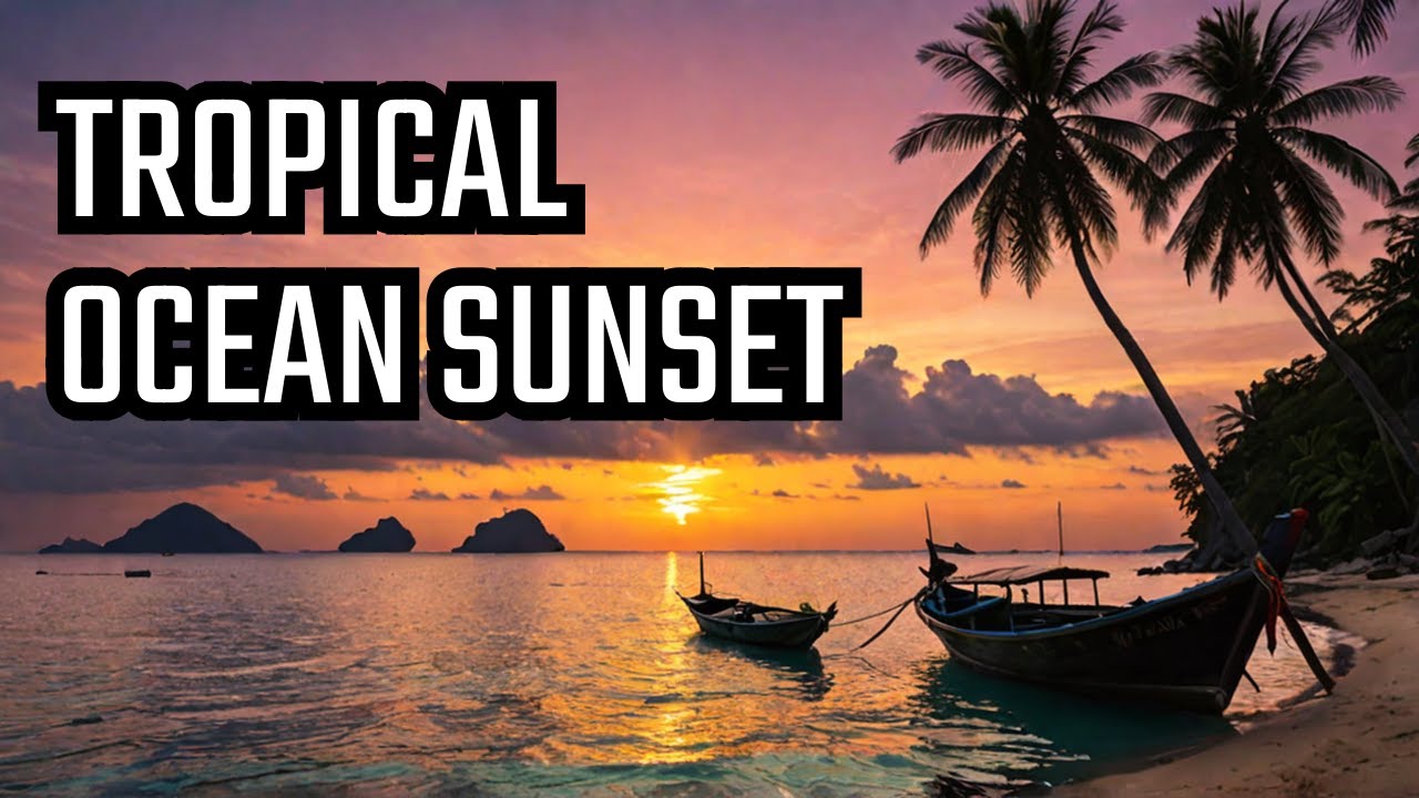 Witnessing The Most Breathtaking Sunset In Koh Tao, Thailand | 4K Aerial Drone Footage