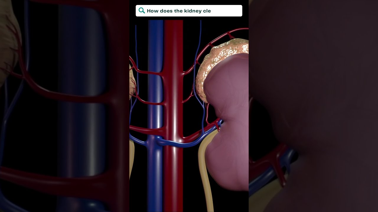 How does the kidney clean blood? | #animation |