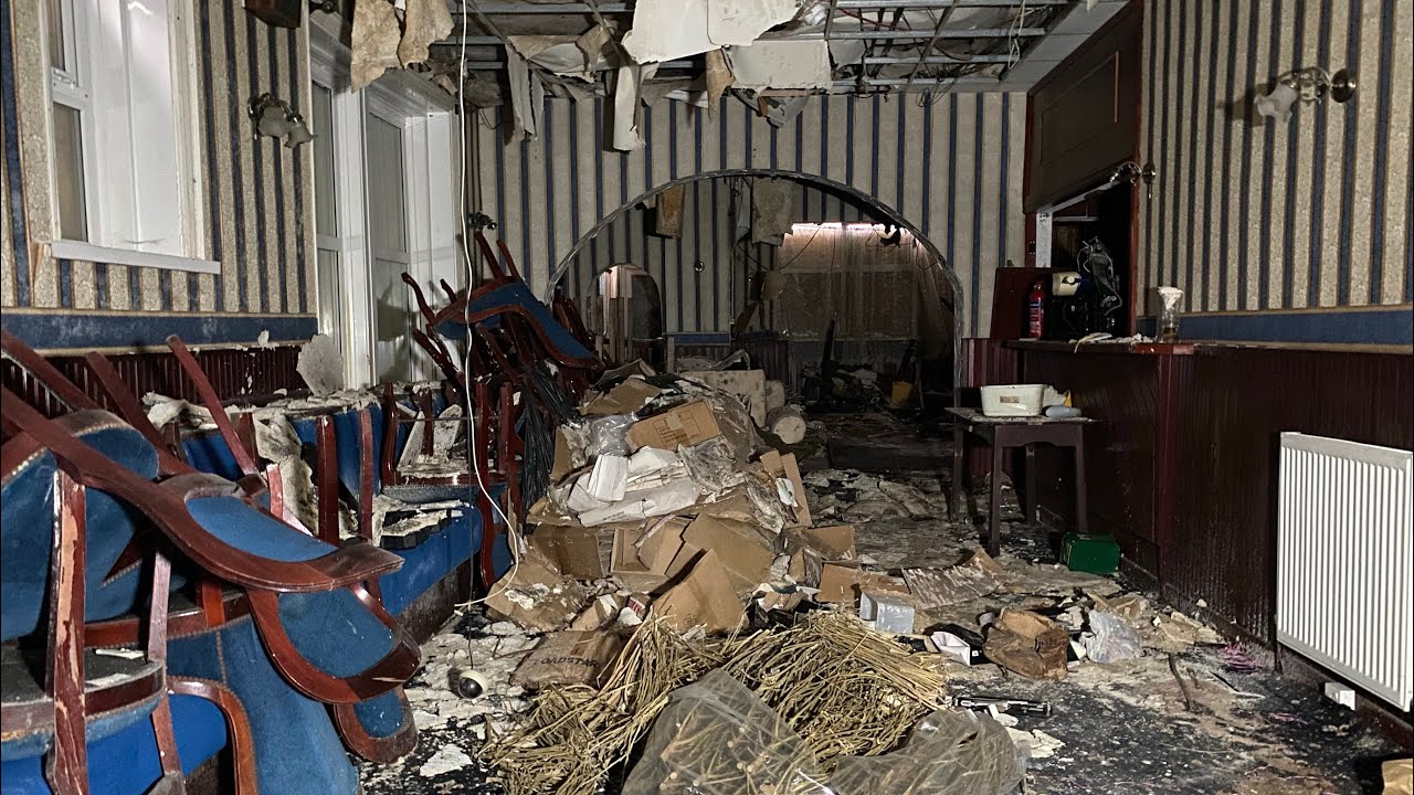 Abandoned hotel Blackpool someone was hiding in the building! (Abandoned places uk)