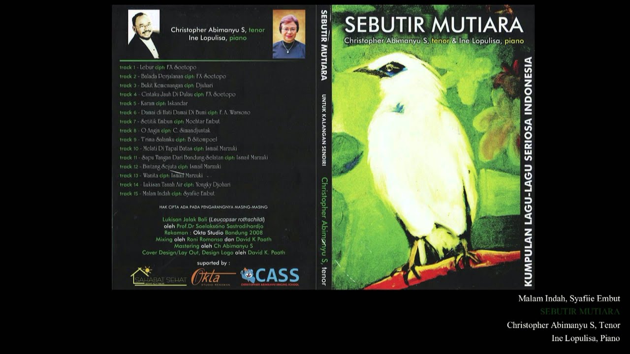 malam indah -  Syafiie Embut - Christopher Abimanyu S, Tenor