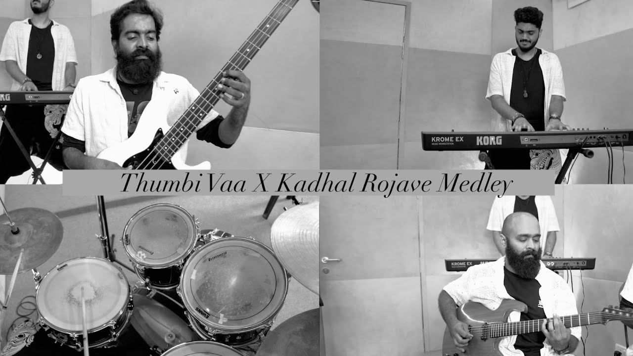 Thumbivaa x Kadhal Rojave Medley | EPIC Indian Rock Version | Yaazhi