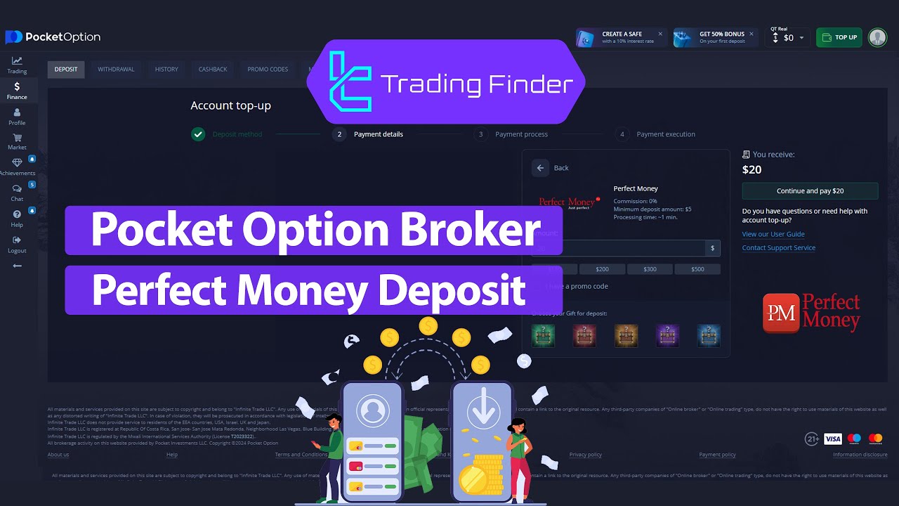 📊Pocket Option Perfect Money 2024 - Minimum of $5 [TradingFinder]📊