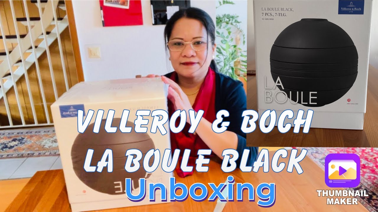 Valentines Gift ni Hubby Villeroy & Boch La Boule Black unboxing #warayingermany