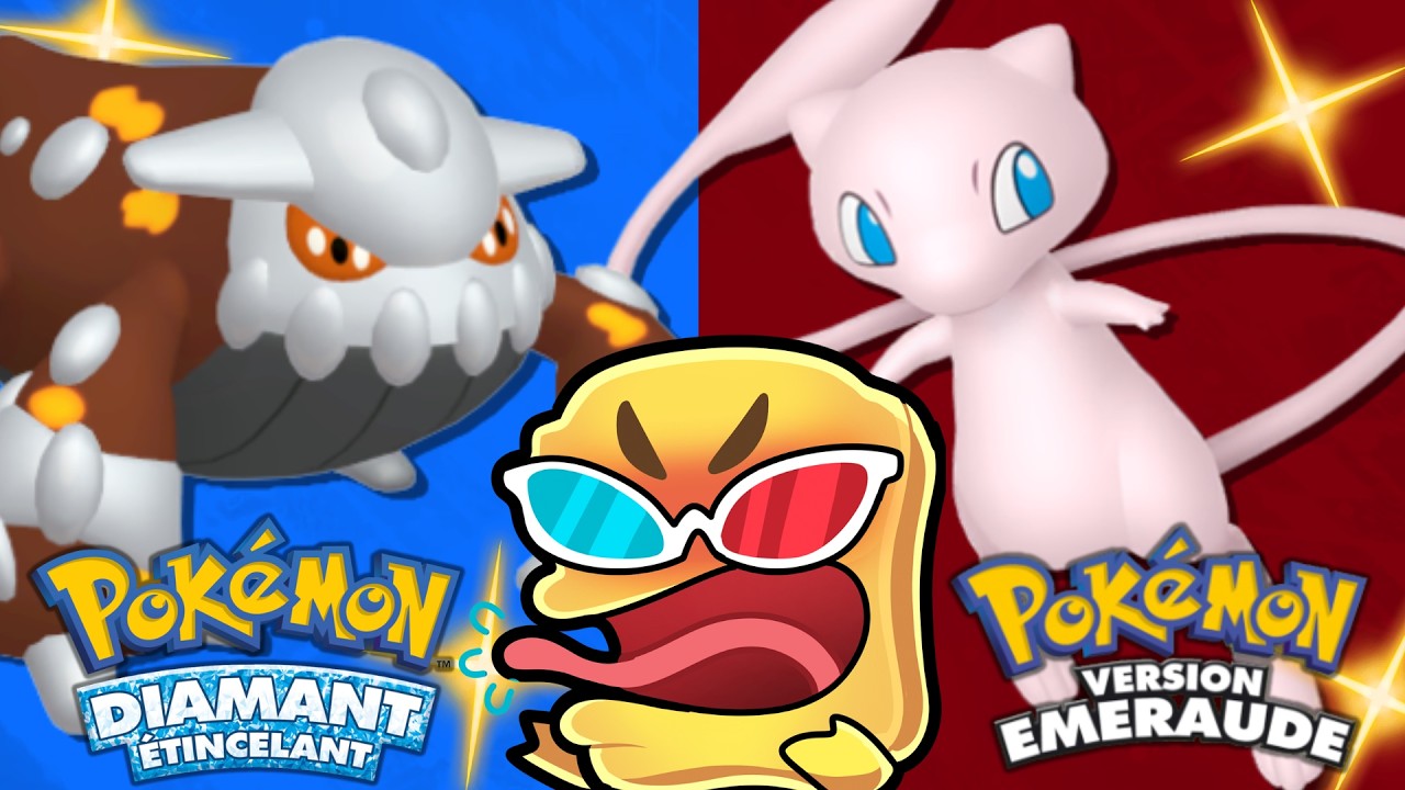 Et toi qu'elle Pokémon Smash tu ? Double Shasse Mew / Heatran Shiny Living Dex - BiscottePROD REDIFS