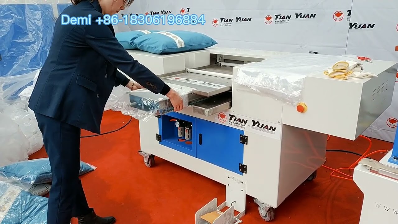 Pillow cushion packing machine,compress packing heat seal machine