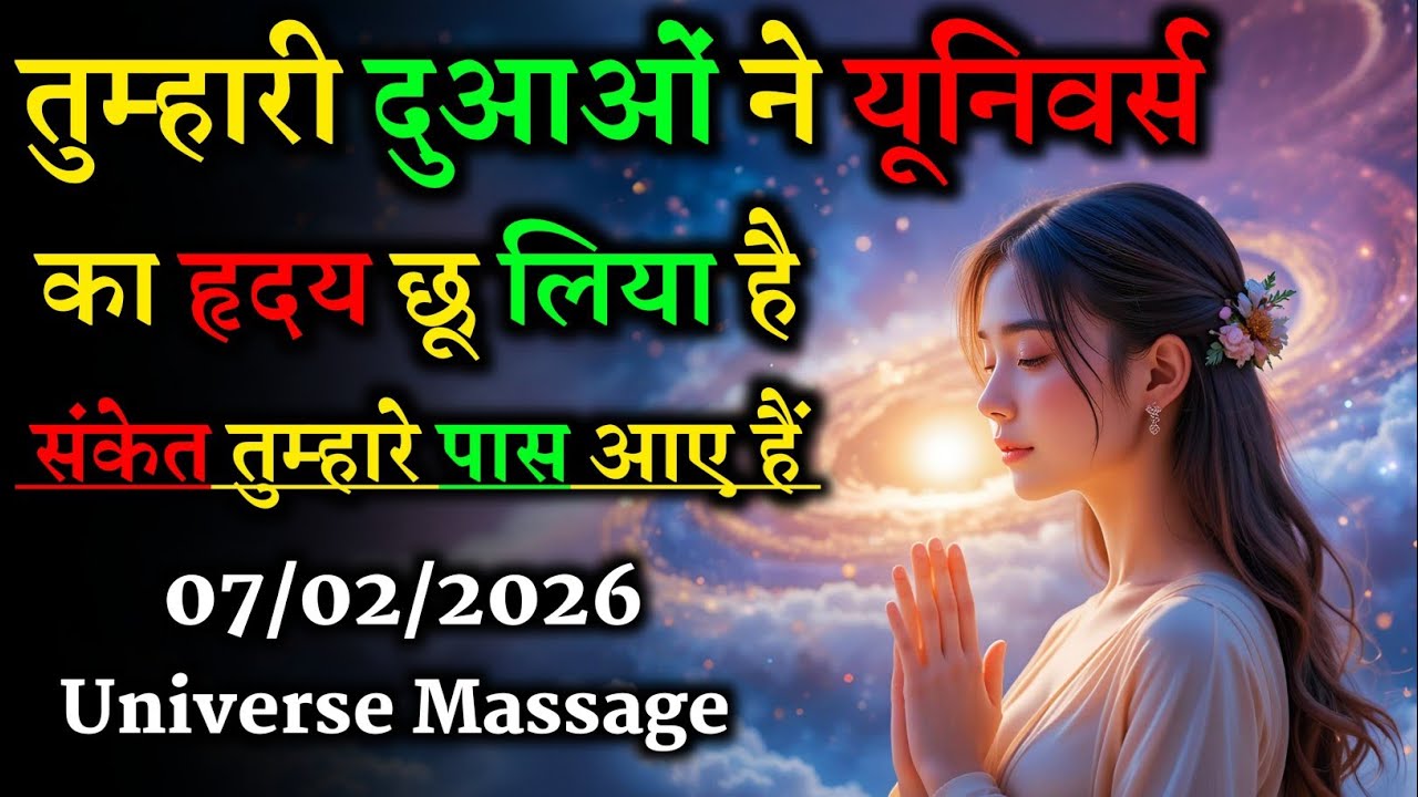 07/02/2026 | तुम्हारी दुआओं ने यूनिवर्स को छू लिया | संकेत तुम्हारे पास आए ✨🙏