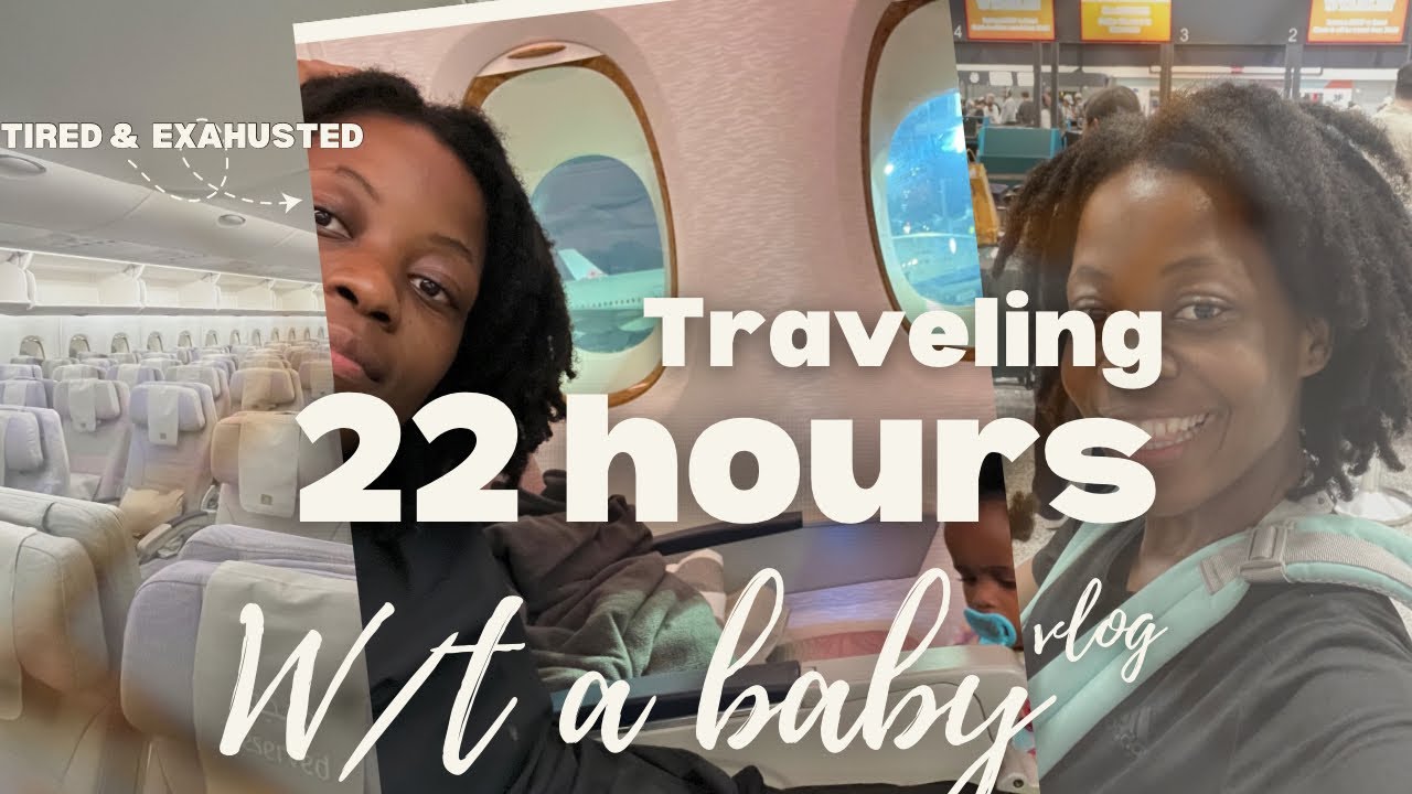 Travel vlog: FLYING 22 hours with a baby…ALONE! 