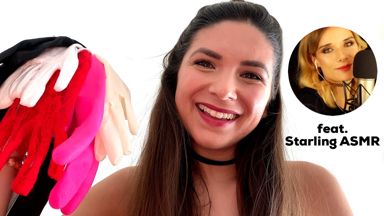 ASMR Glove Sounds + Hand Movements (Latex, Satin, Rubber, Lace) + Relaxing Sounds by Starling ASMR