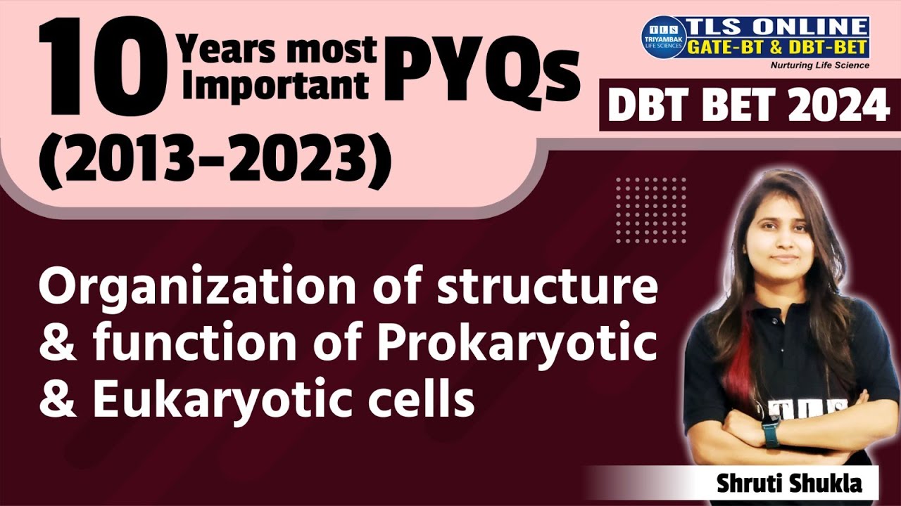 DBT-BET 2024 | 10 Years most important PYQs (2013-2023) |Organization of Structure | Shruti Shukla |