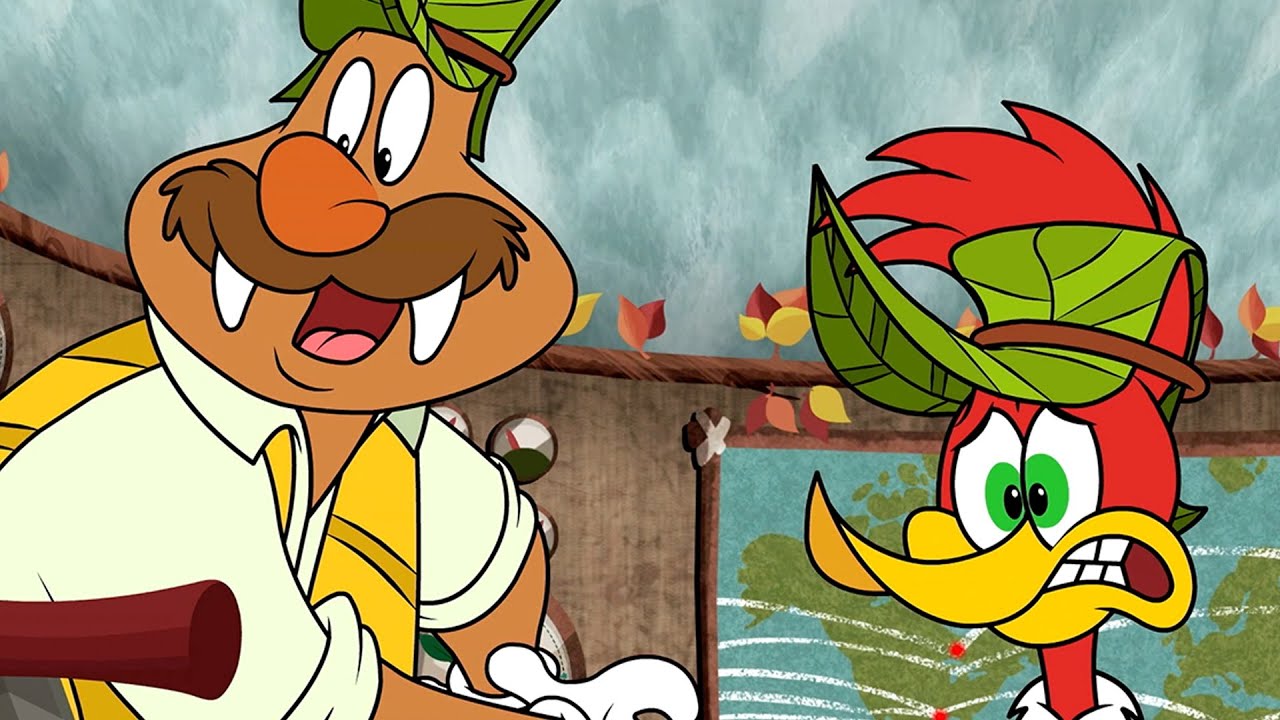Pica-Pau ⚡️ O tempo fechou ⚡️ Desenhos Animados em Português