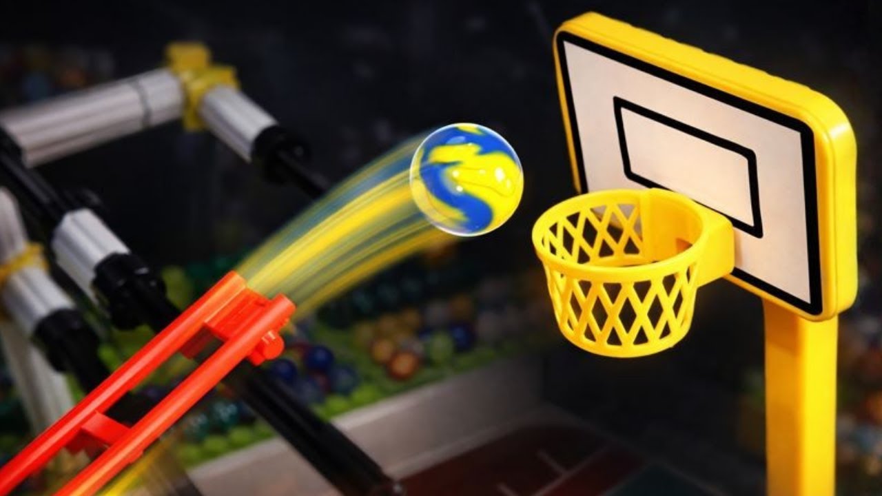 Mini Marble Basketball Tournament – You Won’t Believe the Final Shot! 🏆😱