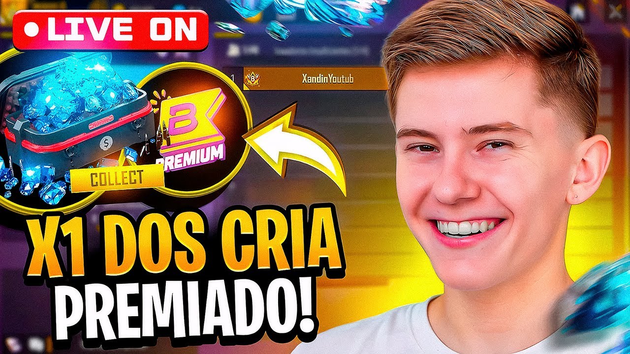 X1 DOS CRIAS PREMIADO AO VIVO 💎 REVELANDO E JOGANDO COM INSCRITOS 💎 FREE FIRE AO VIVO 💎