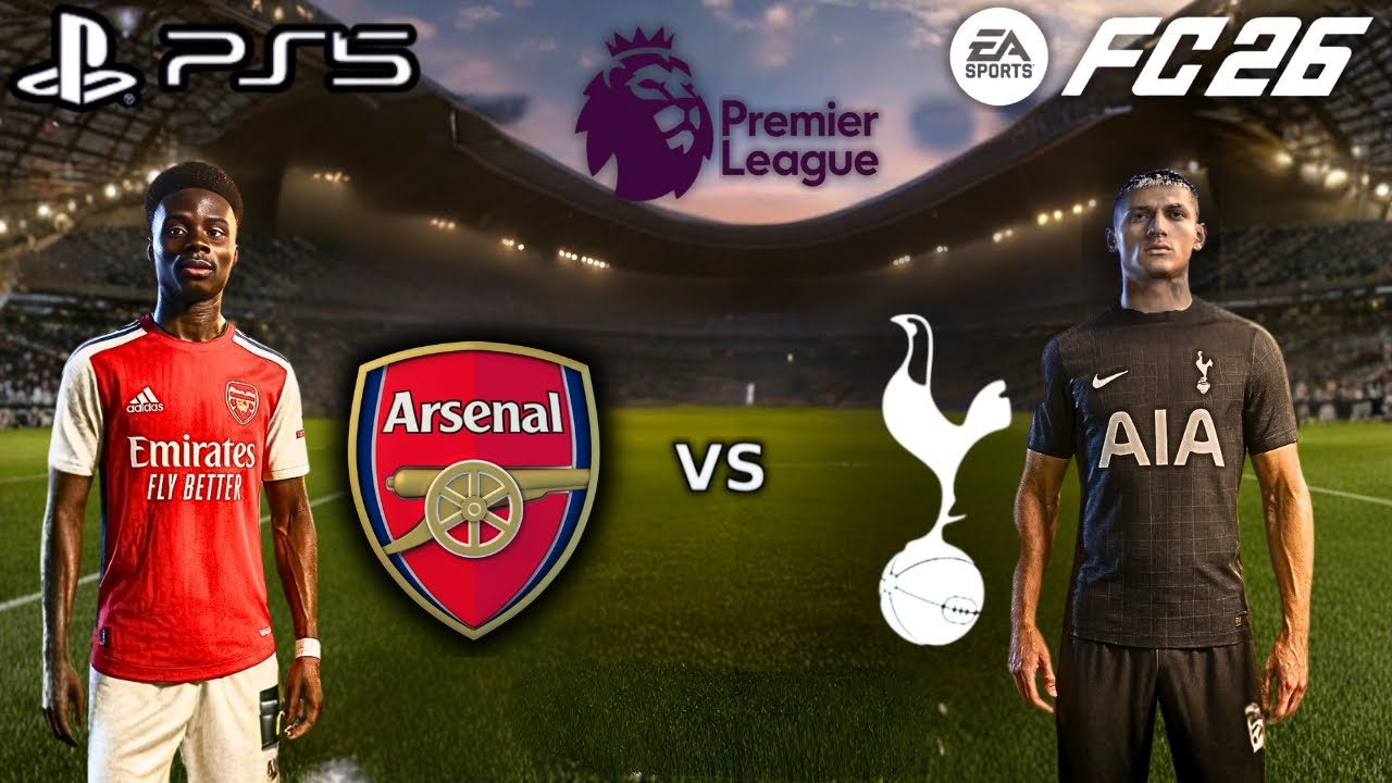 Arsenal vs spurs | Premier League 25/26 Full Match Highlights | PS5 (4K60fps)