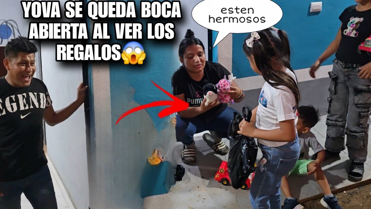 YOVA Y MANUELA Quedaron Boca Abierta Al Ver Los Regalos De Sus Hijos😱 No Lo Podían Creer 🤪