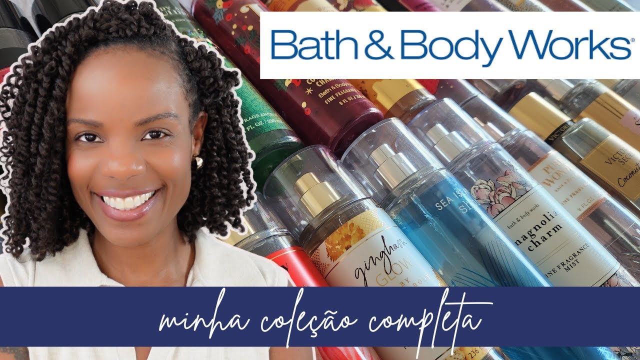 Minha coleção completa de body splash Bath and Body Works 2024 #perfumefeminino #bathandbodyworks