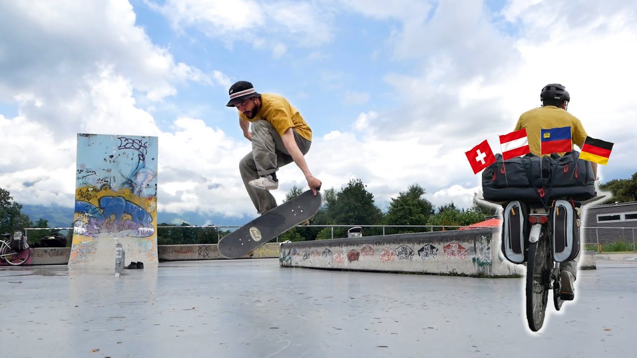 Skatepark-Tour durch die Alpen