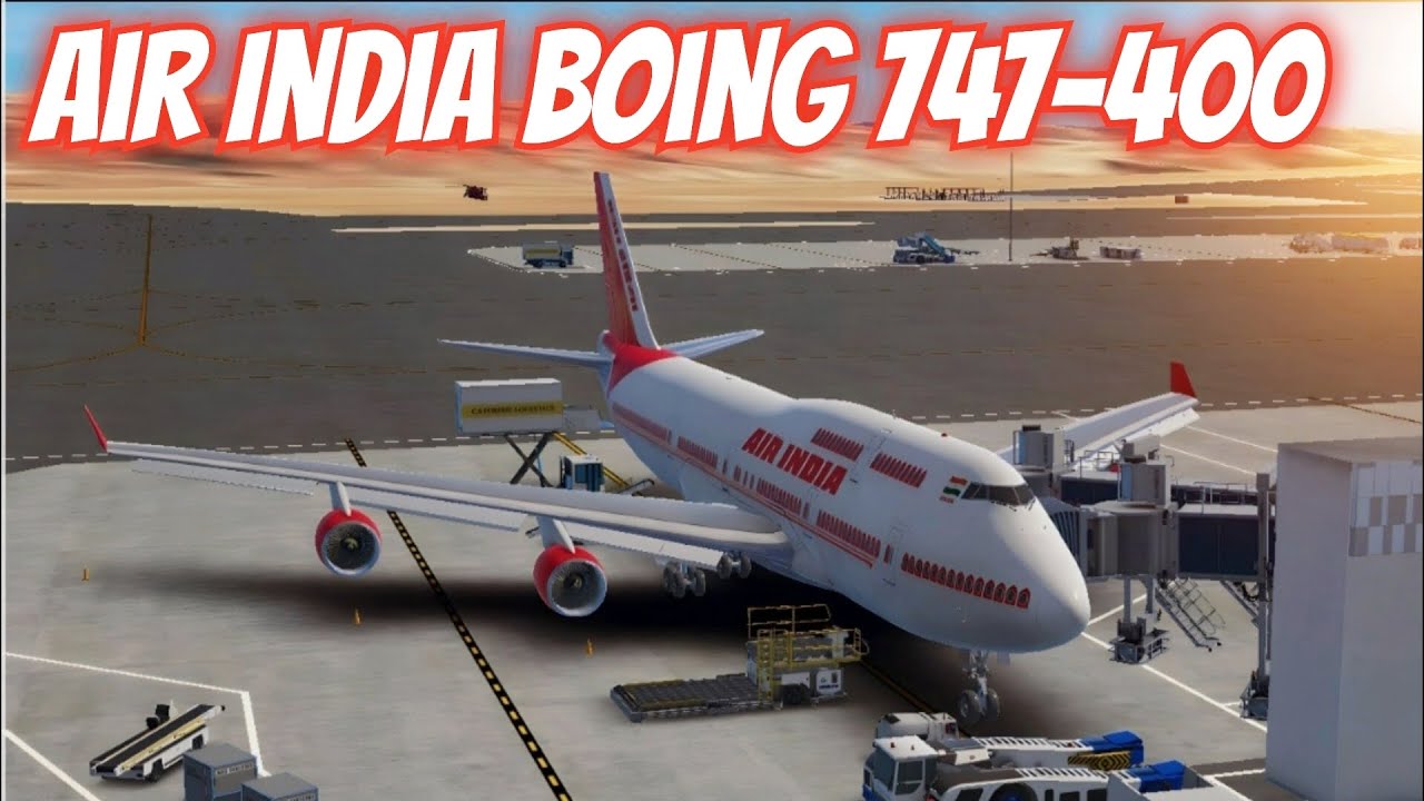 Air India Boing 747-400 Fly In Infinite Flight Simulator | Infinite Flight Mod Apk | Infinite Flight