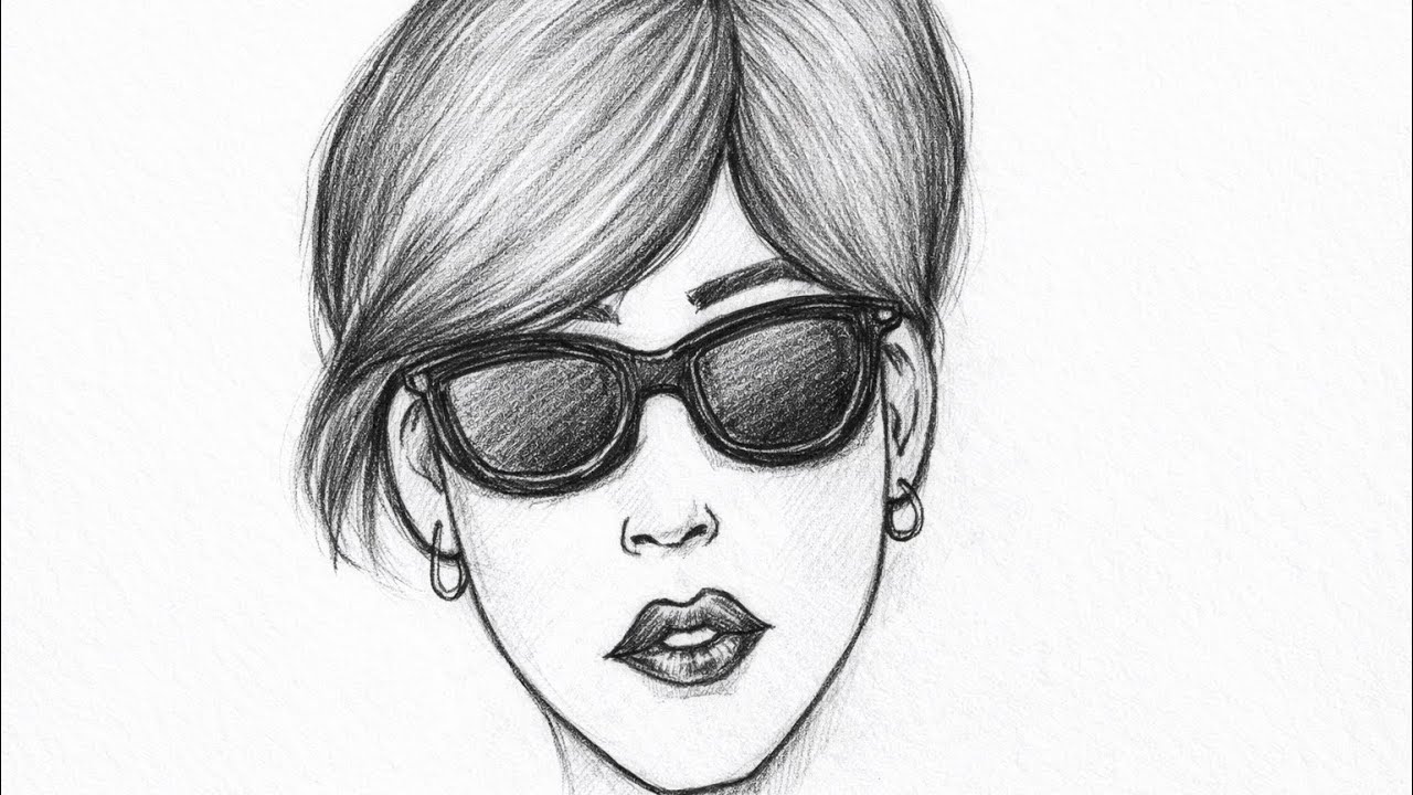 How to draw beautiful girl || Easy drawing for beginners || step by step || @Animagic-13 