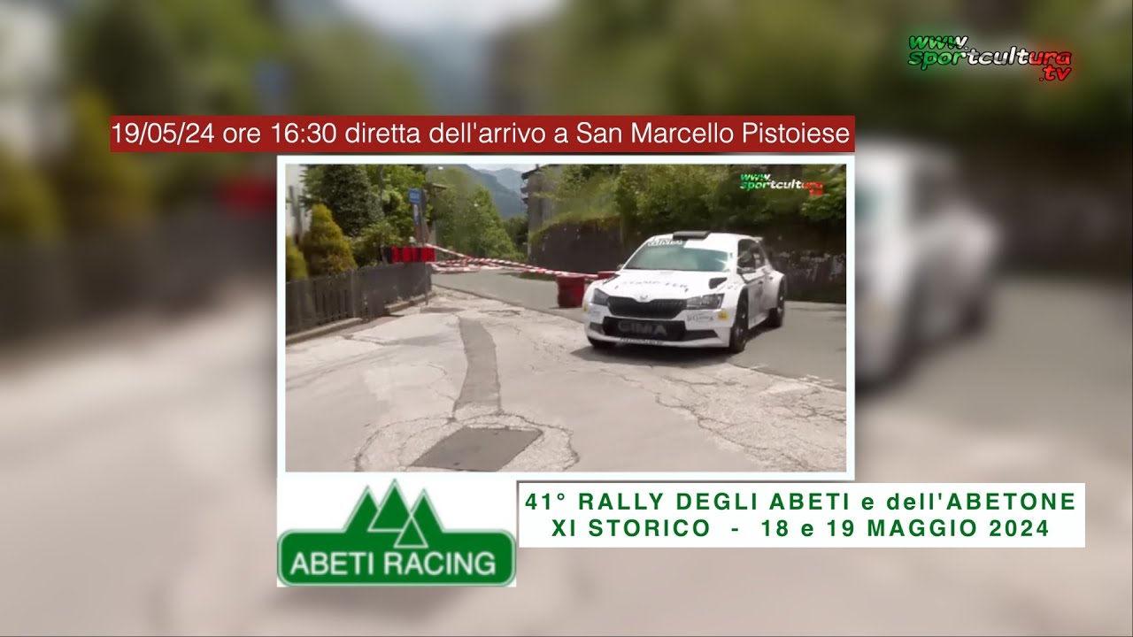 41&deg; Rally degli Abeti e dell'Abetone 2024 - arrivo a San Marcello Pistoiese | SPORTCULTURA.TV
