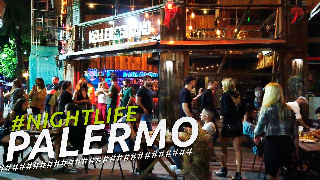 NIGHTLIFE PALERMO SOHO I BUENOS AIRES I ARGENTINA I 4K Walking Tour VLOG