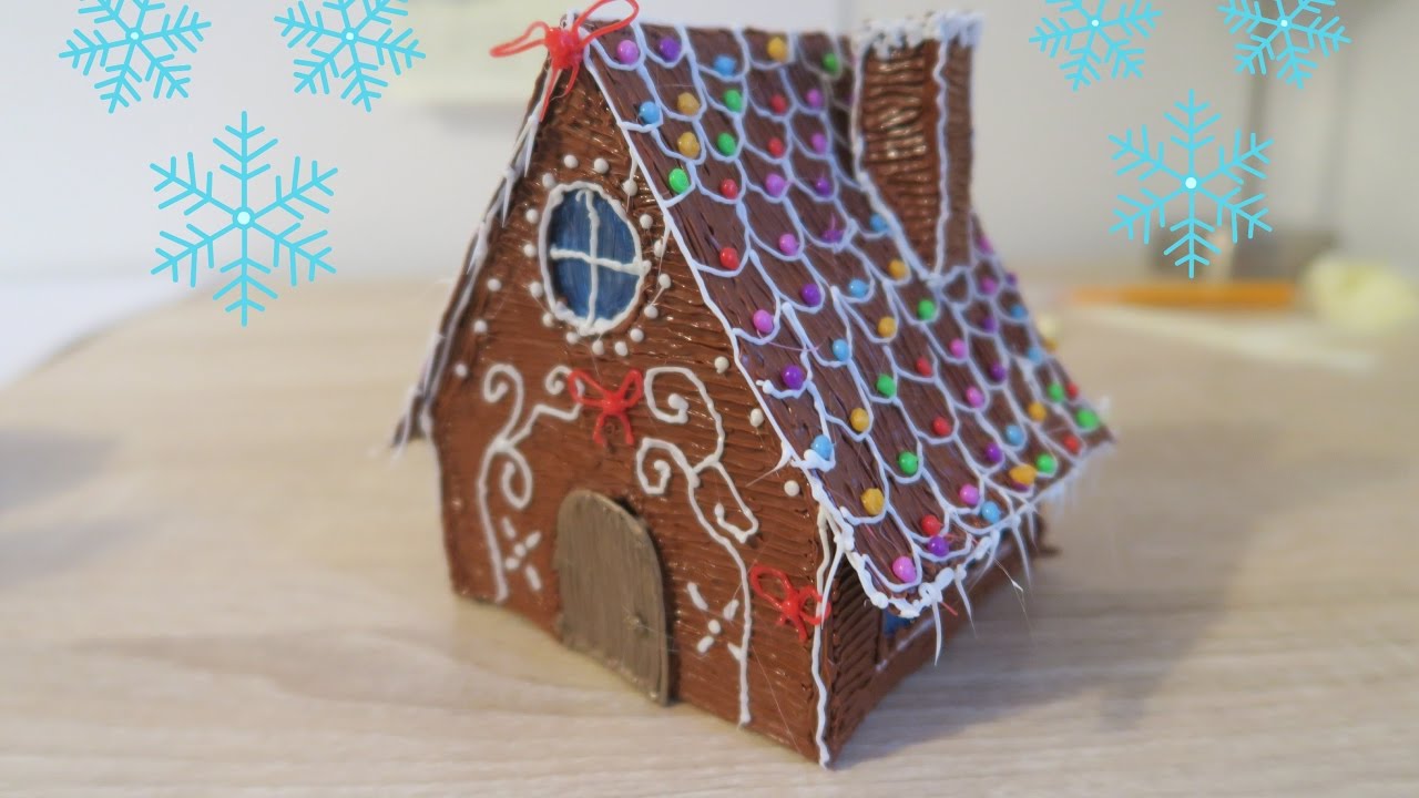 3D Pen Art: Making a MASSIVE gingerbread house with a 3D Pen - 3D pen creation/DIY - The Future Pen