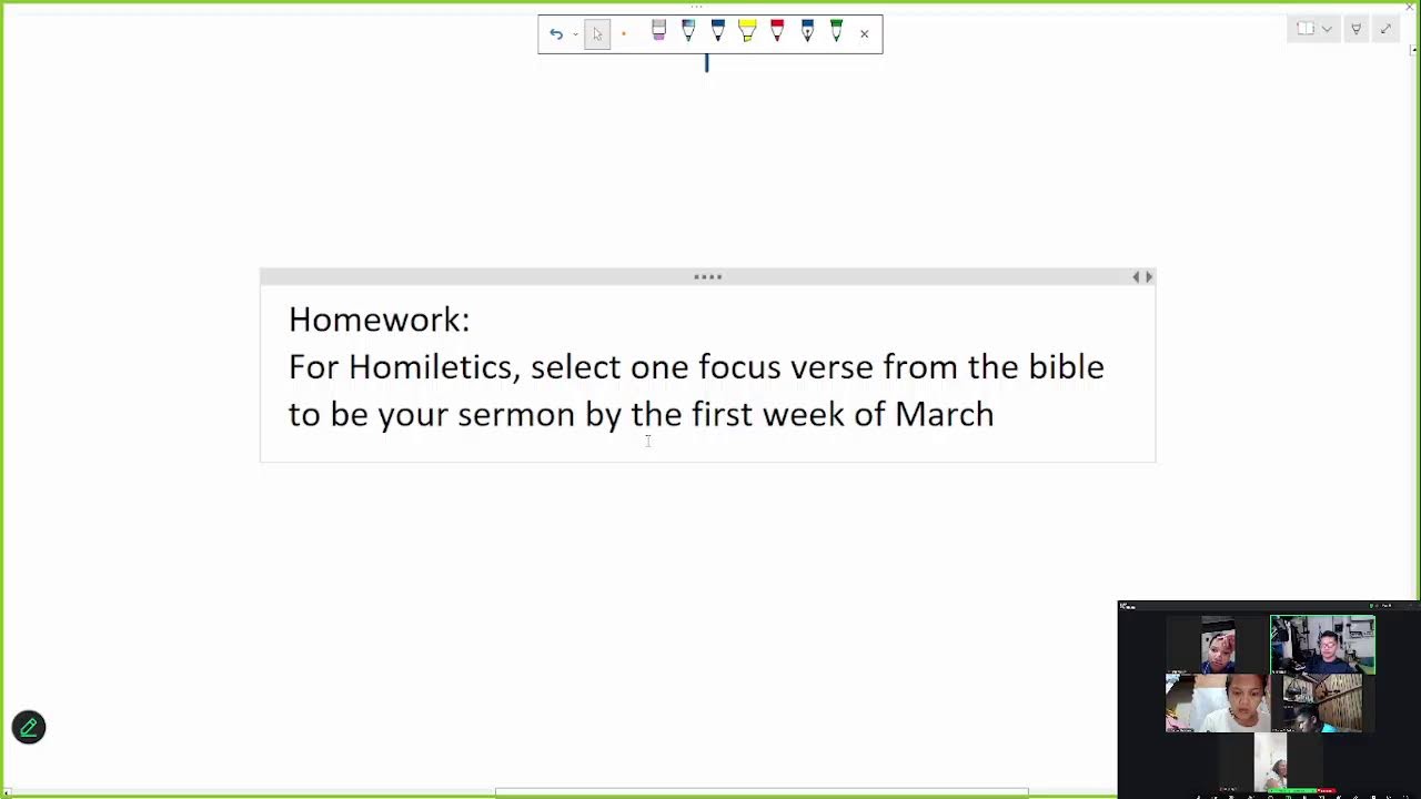 Hermeneutics Session 10: Class presentation 2