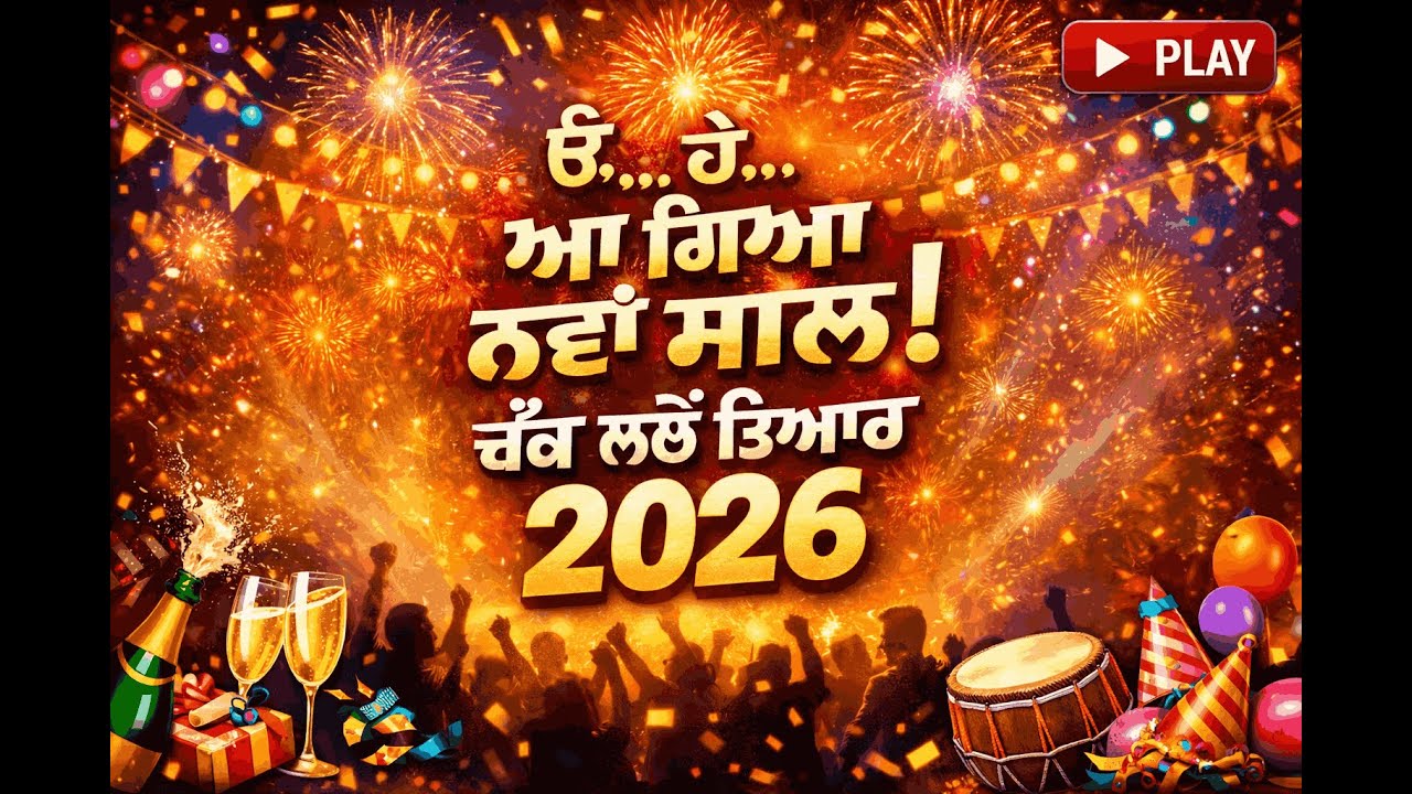 ਓ.. ਹੋ.. ਆ ਗਿਆ ਨਵਾਂ ਸਾਲ! ਚੱਕ ਲਓ ਤਿਆਰ Official Music Video 2026( Nadeem Recoder)Happy New year Song