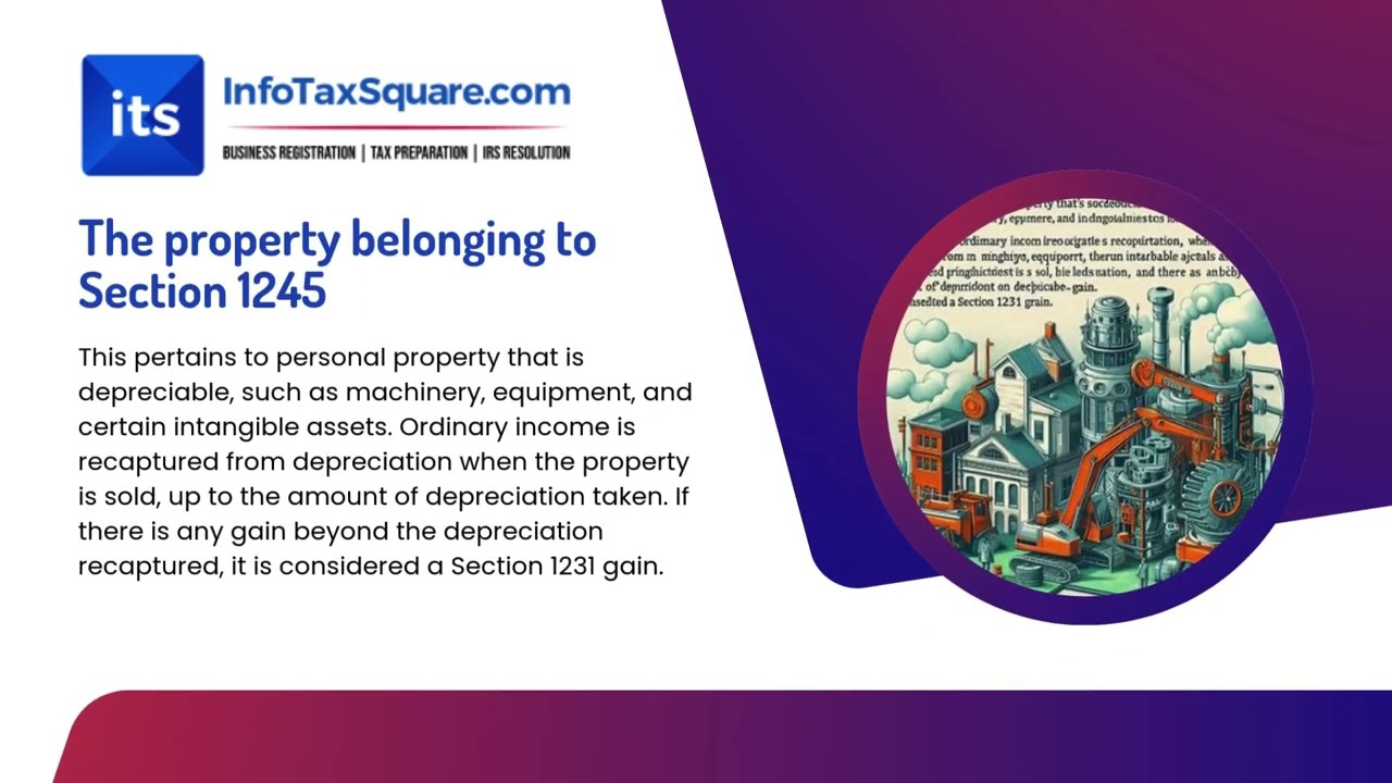 There is a difference between IRS Codes 1231, 1245, and 1250.