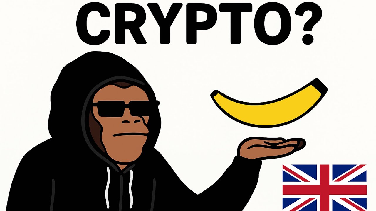 The monkey explains crypto using bananas