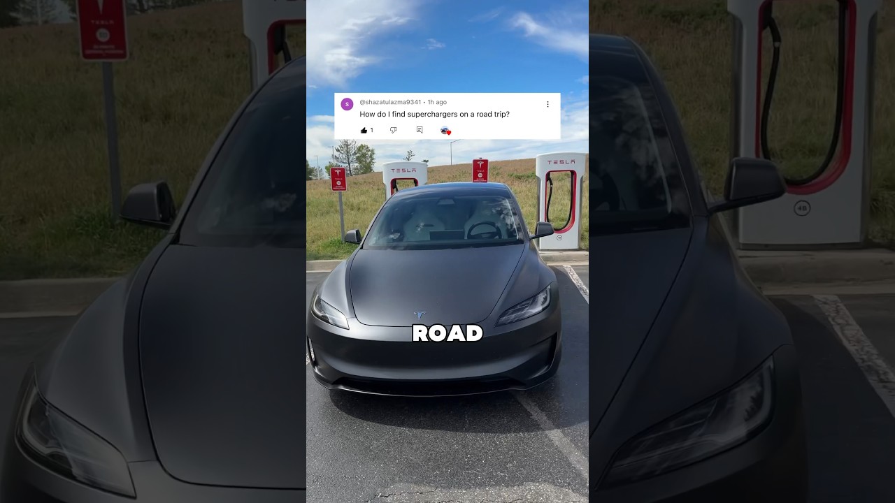 Jak znaleźć superładowarki Tesli podczas podr&oacute;ży samochodem? 🤔⚡️