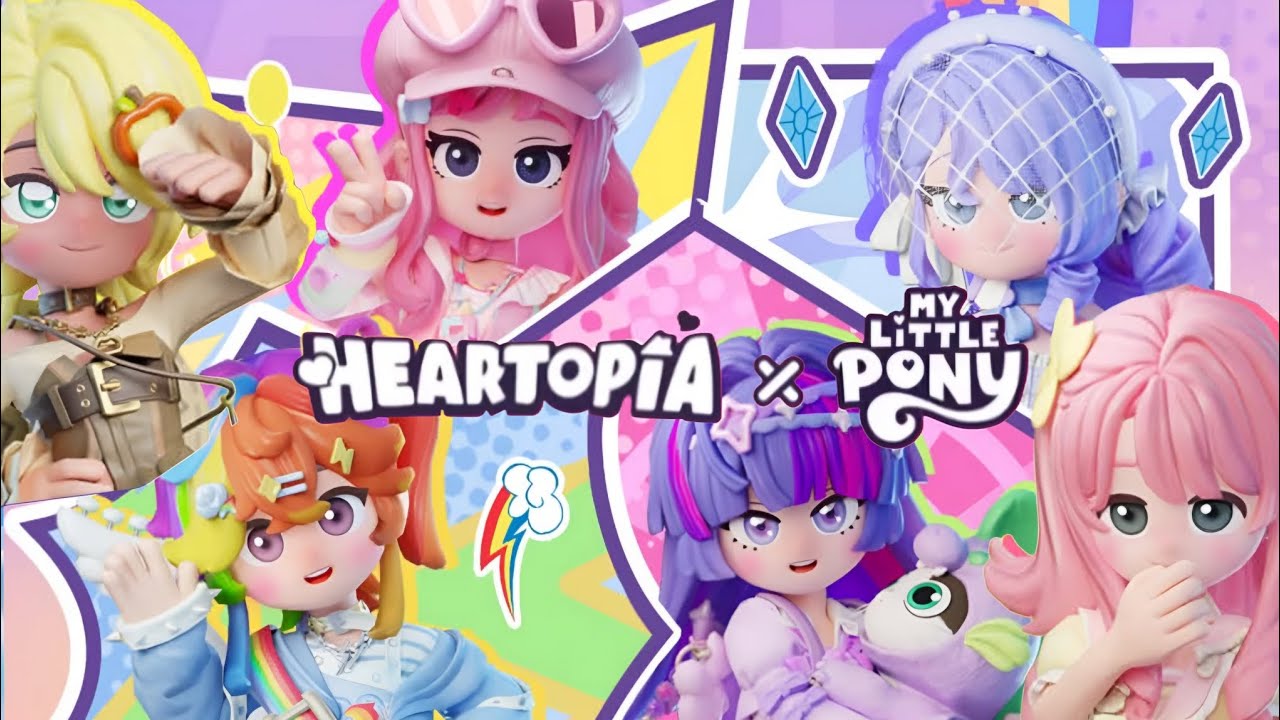 Предварительный просмотр совместной работы HEARTOPIA и MY LITTLE PONY