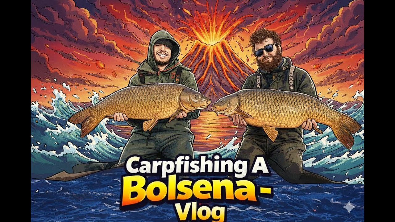 Carpfishing a Bolsena - Vlog 🌋