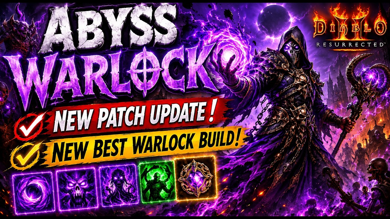 Abyss Warlock. Новый патч Diablo 2 Resurrected. Билд на Варлока в D2R.
