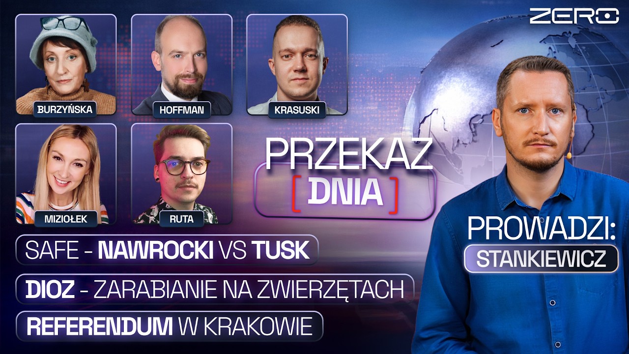 SPOTKANIE NAWROCKI-TUSK, DIOZ I KRZYWDA ZWIERZĄT, REFERNDUM W KARKOWIE | PRZEKAZ DNIA