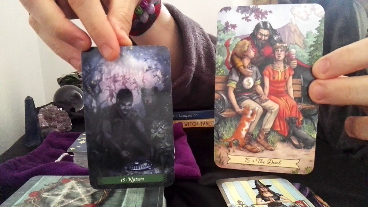 The Everyday Witch Tarot vs The Green Witch Tarot video comparison