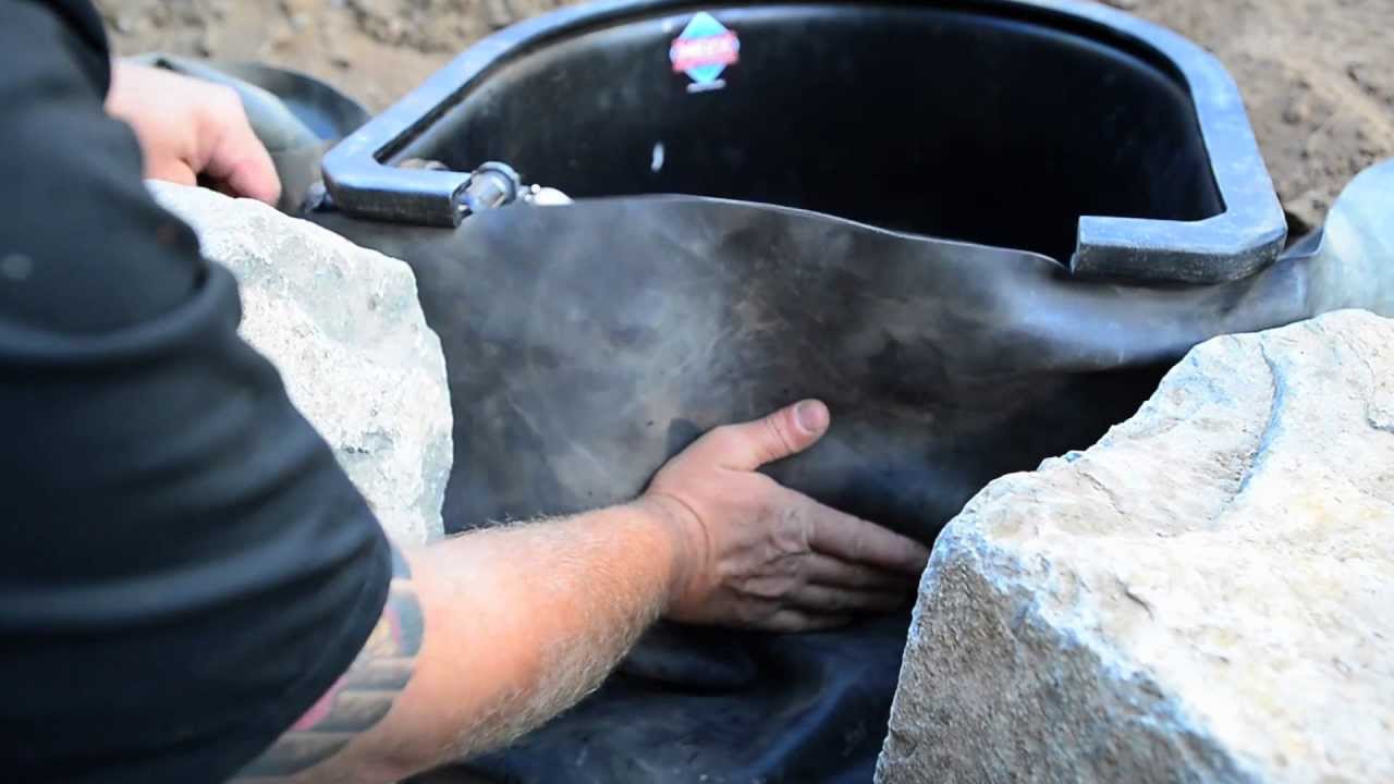 How to build a Fish Pond - Part 11 | Pond Skimmer Faceplate Attachment