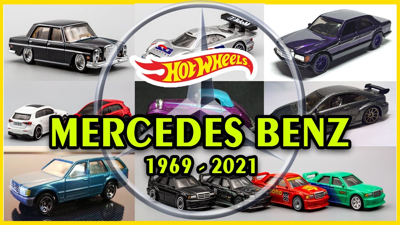 Hot Wheels Mercedes Benz Cars Collection (1969 - 2021)