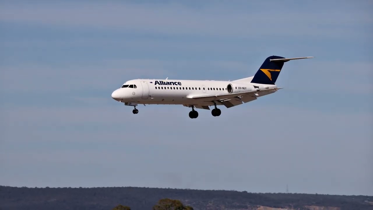 F100 Take Off and F70, F100, F900 and A319 Landing