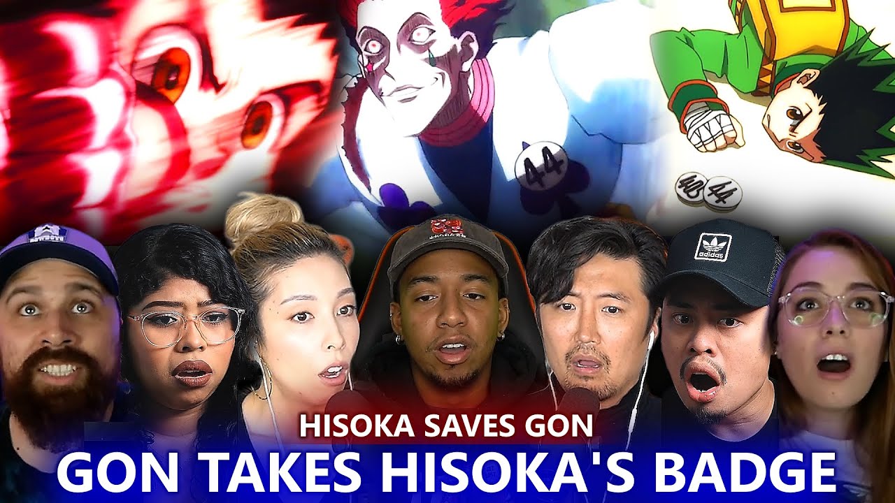 Gon steals Hisoka's Tag | HxH Ep 16 Reaction Highlights