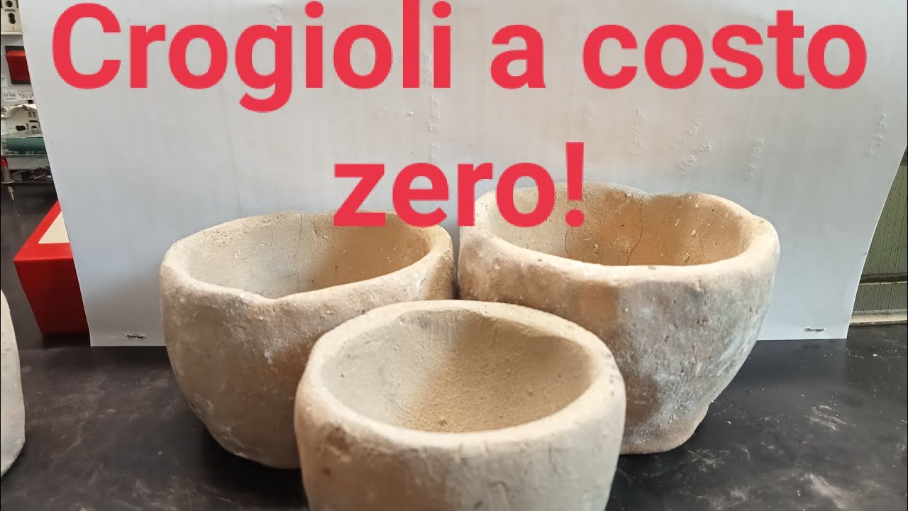 #63 - Come Fare Crogioli per Fusione Metalli a Costo Zero