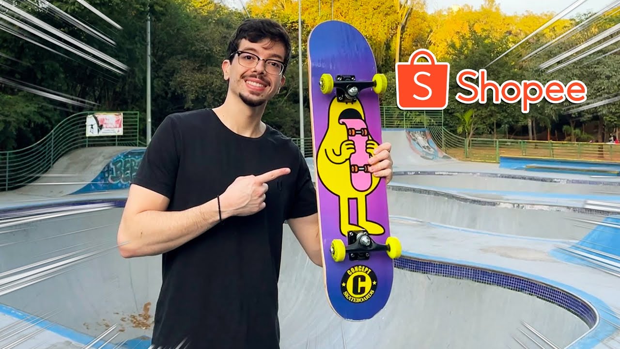 COMPREI UM SKATE DA SHOPEE – Será que presta?