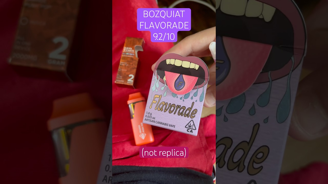 BOZQUIAT Flavorade Resin Cart - 9.2/10 #THCA #thcareview #flavorade #420 #zaza