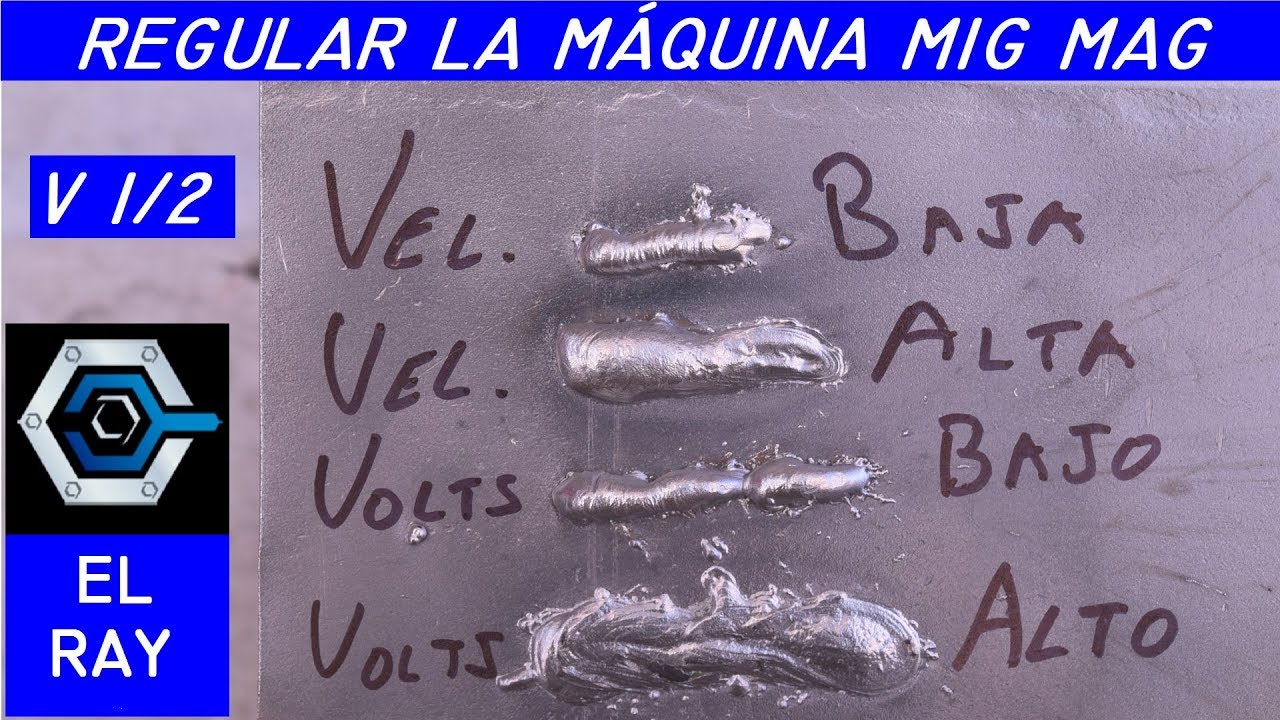 Cómo REGULAR LA MÁQUINA DE SOLDAR MIG MAG