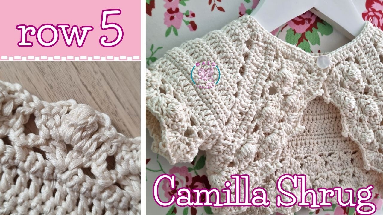 Camilla Shrug Lower Part Row 5