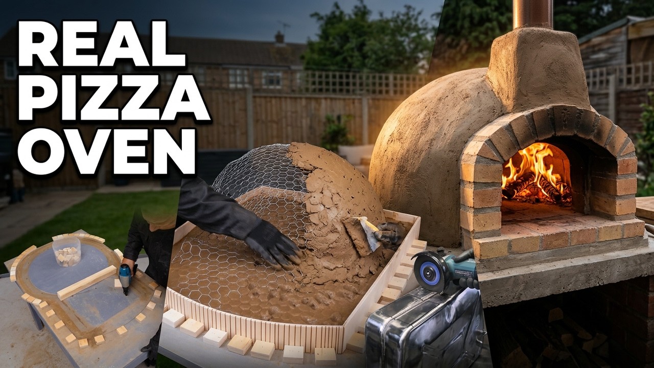 Budowa prawdziwego włoskiego pieca do pizzy od podstaw