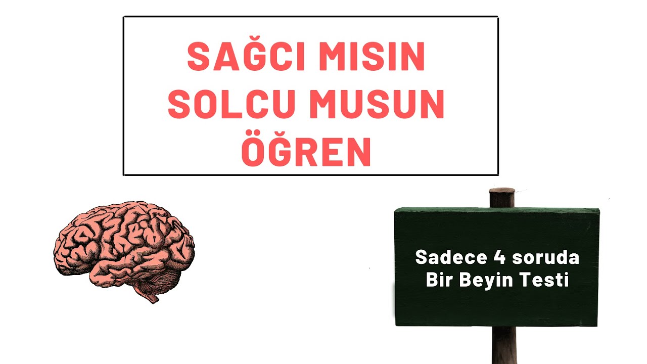 Beyin Testi | Sağ beyin sol beyin | Zeka Testi