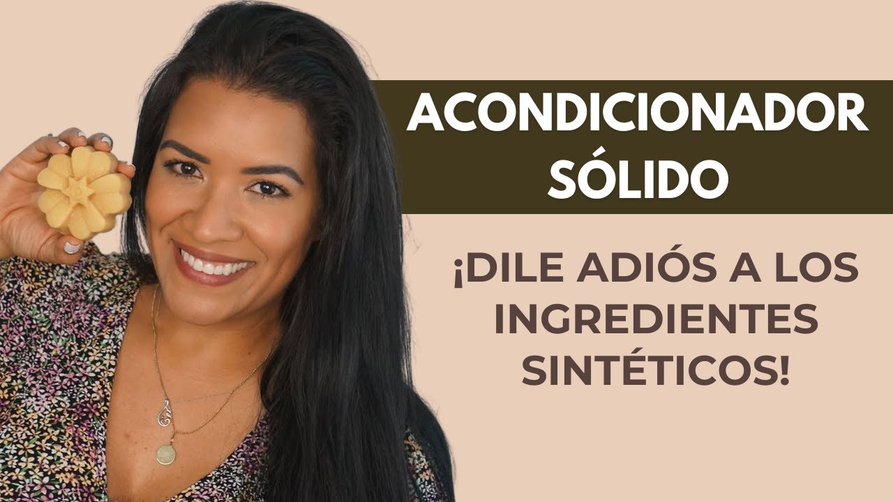 Cómo hacer ACONDICIONADOR SÓLIDO SIN BTMS 🌿 ¡Hidratación Natural!